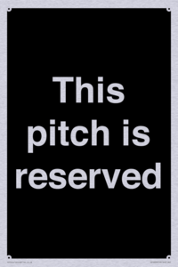 This pitch is reserved